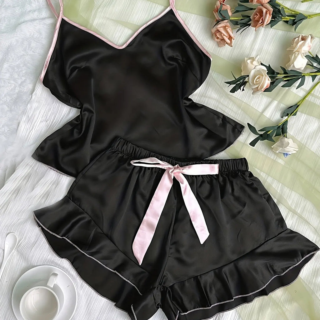 Cozy Girl Satin Sleep Set