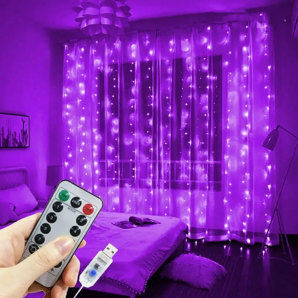 Cozy Glow Curtain Lights