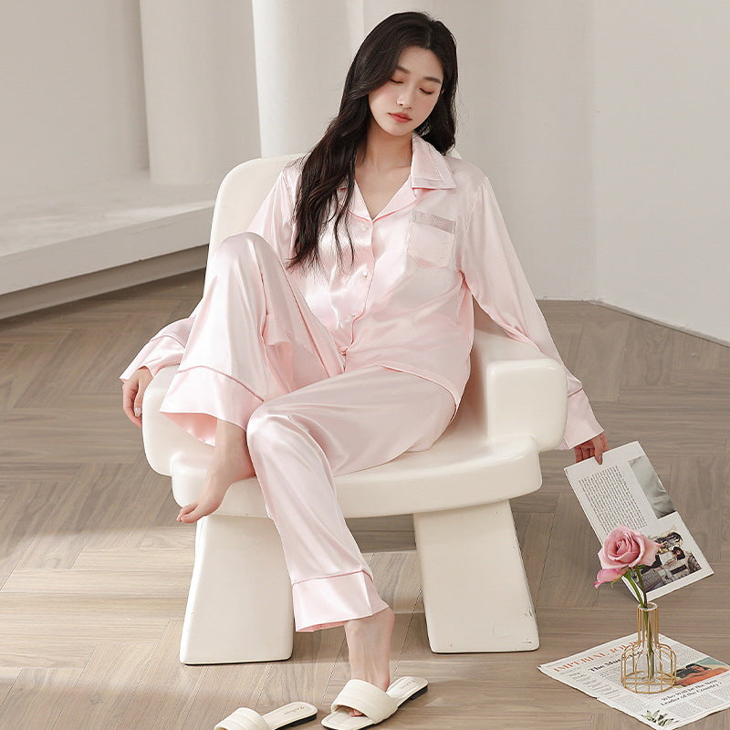 French-style silk Sleep Set